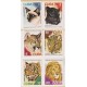 CUBA 1977 SERIE COMPLETA DE ESTAMPILLAS NUEVAS MINT GATOS FAUNA